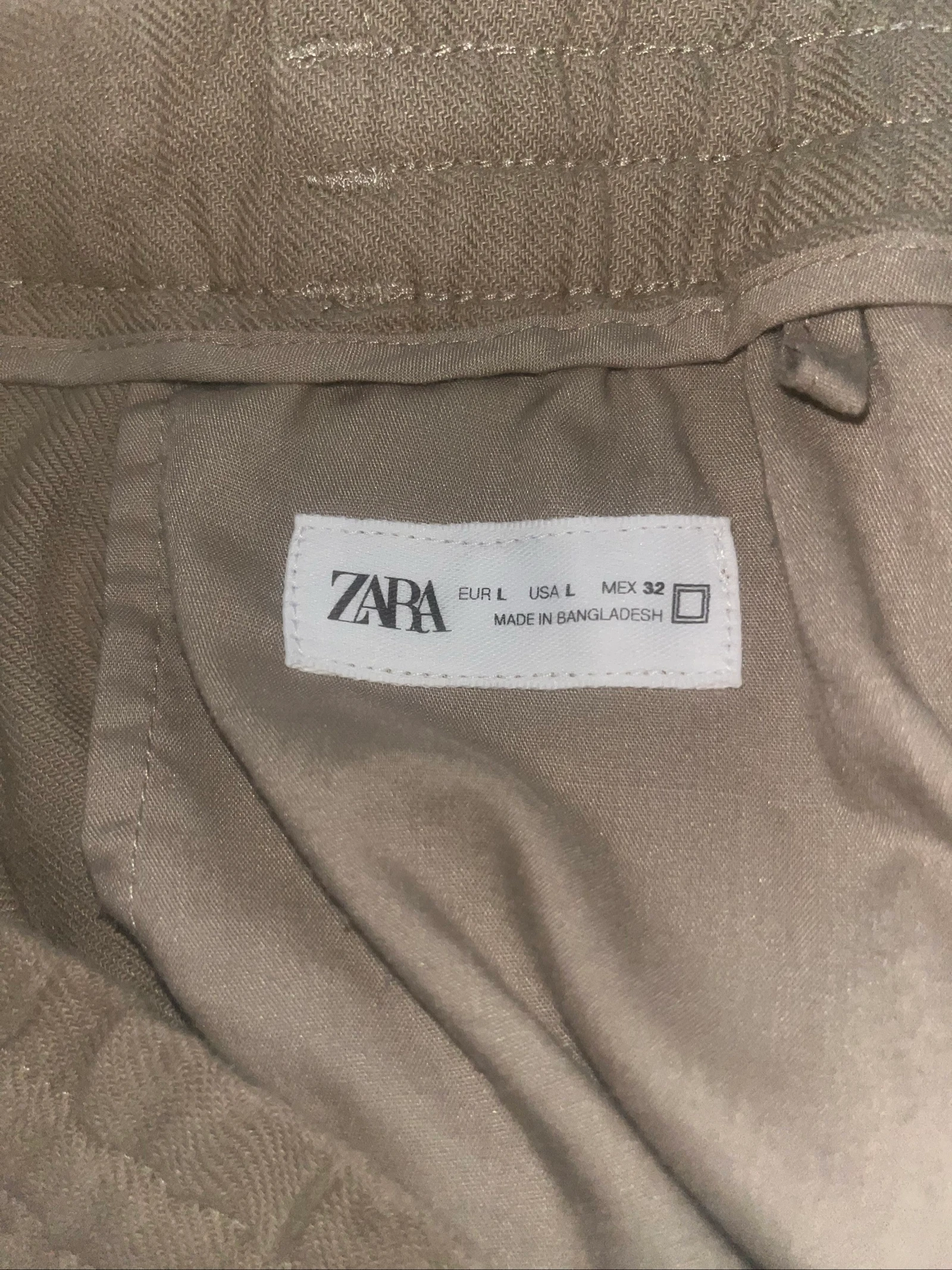 Shorts en lin beige – photo 3